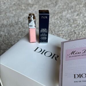 Dior Addict Travel Size Lip Maximizer and Blooming Bouquet Sample New